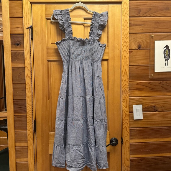 Hill House Ellie Nap Dress Navy Gingham - Picture 1 of 12